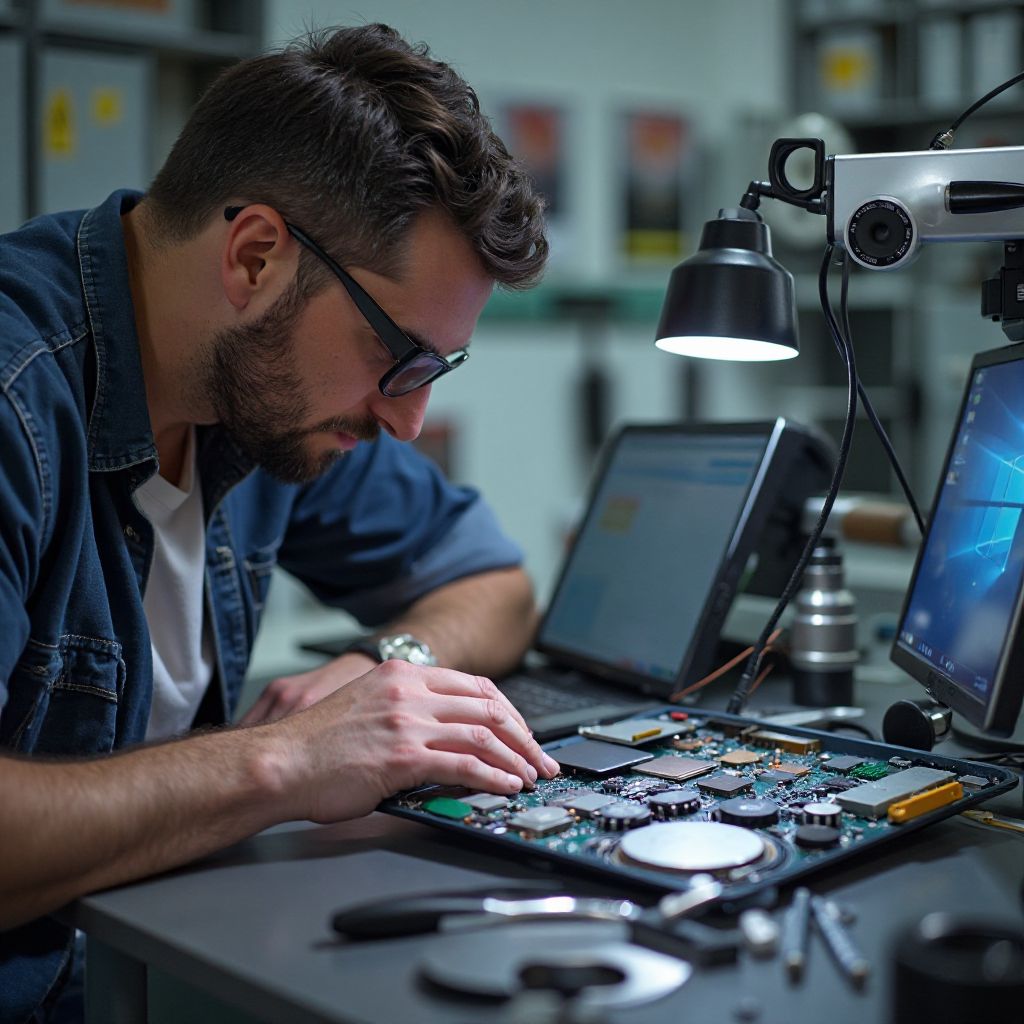 Процес ремонту ноутбука